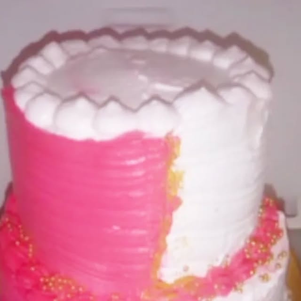 Pink celebration cake