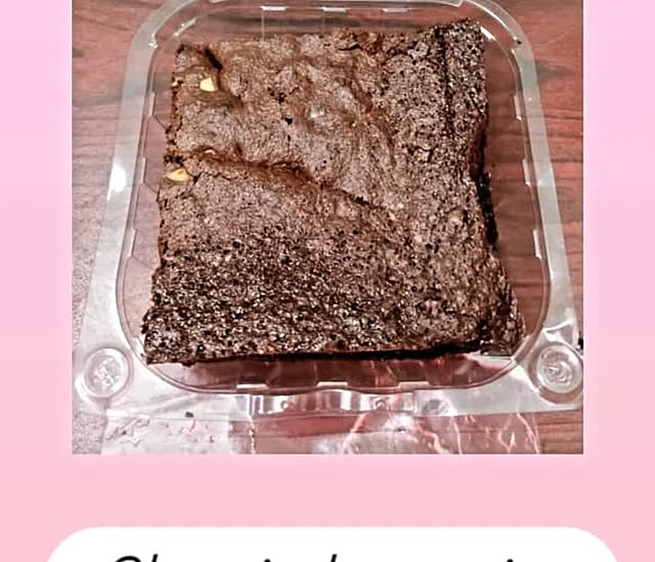 Classic brownie square